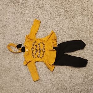 2 piece baby outfit for Thanksgiving